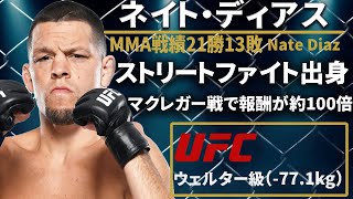 【ギャングスター】『ネイト・ディアス』(Nate Diaz) 〜UFCファイター図鑑シリーズNo.0021〜