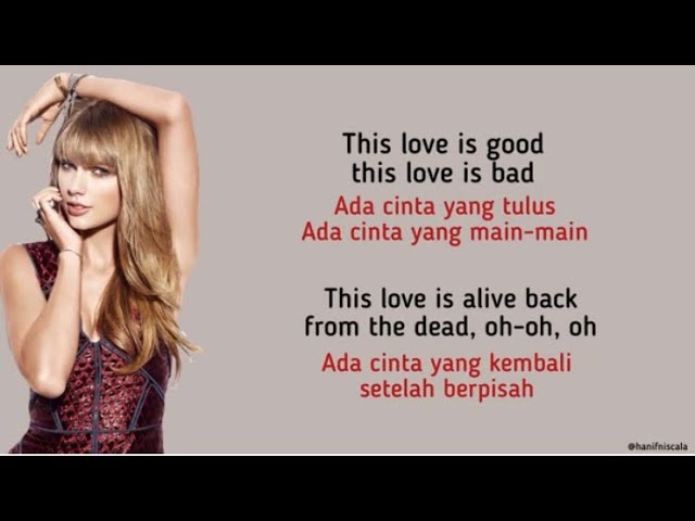 Taylor Swift - This Love | Lirik Terjemahan class=