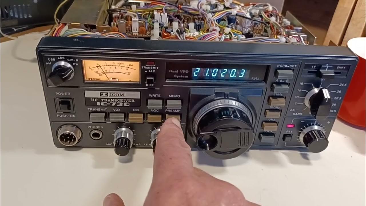 ICOM IC-730S toute bande HF SSB AM émetteur-récepteur radio amateur pour  réparat