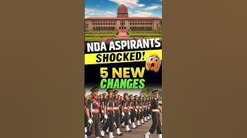 5 Major Changes in NDA 1 2026, Big Updates for Aspirants 🚨 #nda #ndaexam #ndapreparation #shorts
