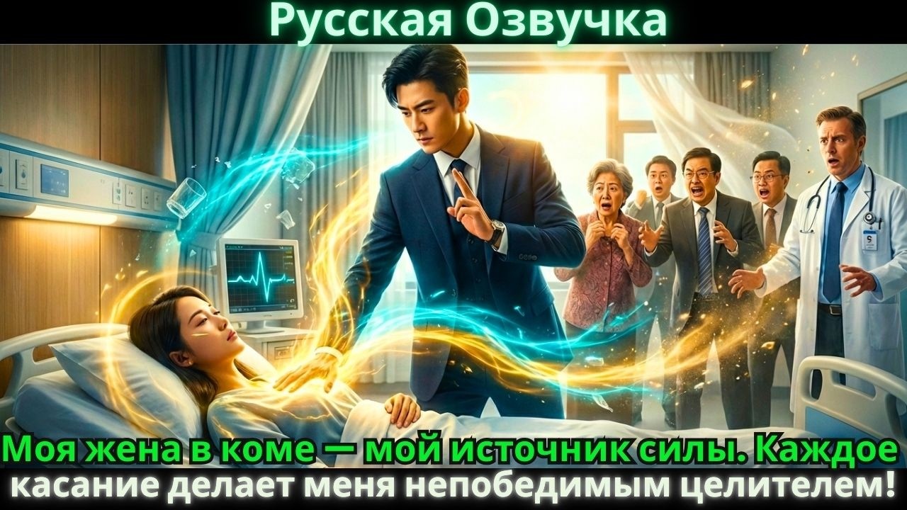 Моя жена в коме — мой источник силы. Каждое касание делает меня непобедимым целителем!