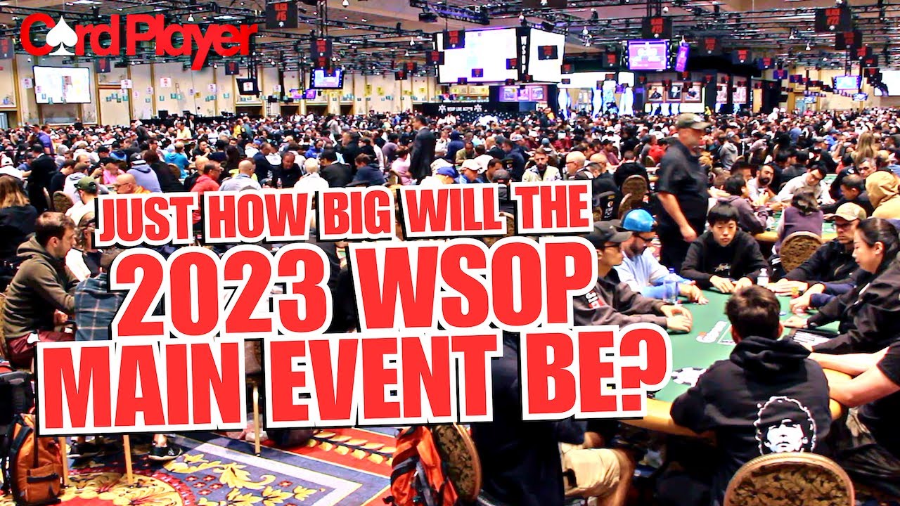 Will The 2023 WSOP Main Event Set The Field Size Record? YouTube