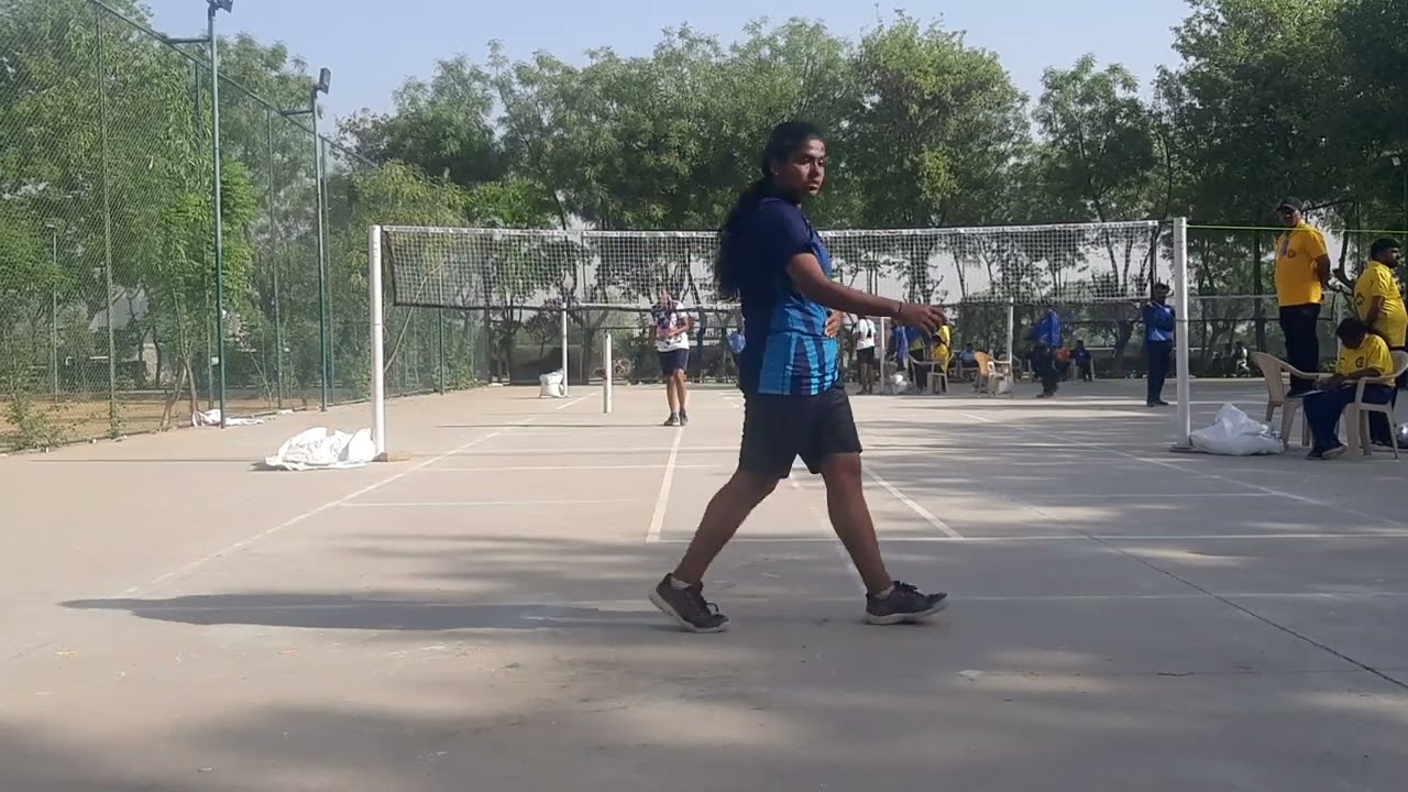 Tennikoit | Kerala vs Pondicherry | women singles match| senior National tennikoit championship|