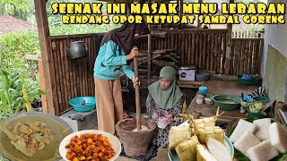 MASAK MENU LEBARAN. SUASANA MALAM TAKBIRAN DI KAMPUNG  | MANGPEP VLOG