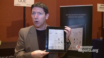 Que E-Book Reader: CES 2010 | Consumer Reports