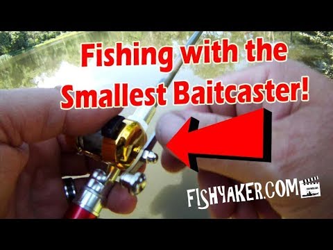 Fishing with the Smallest Pen Style Baitcasting Rod and Reel