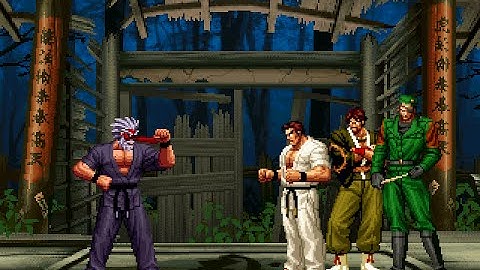 [KOF Mugen] Mr. Karate vs Master Team