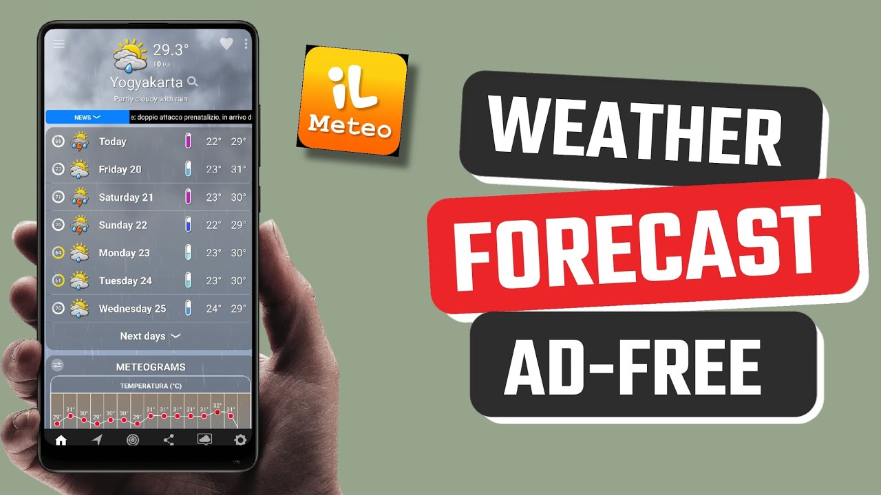 Best Free Weather Forecast App for Android - YouTube
