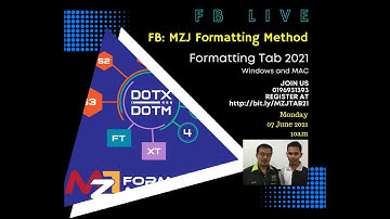 FB Live MZJ Formatting Tab 21