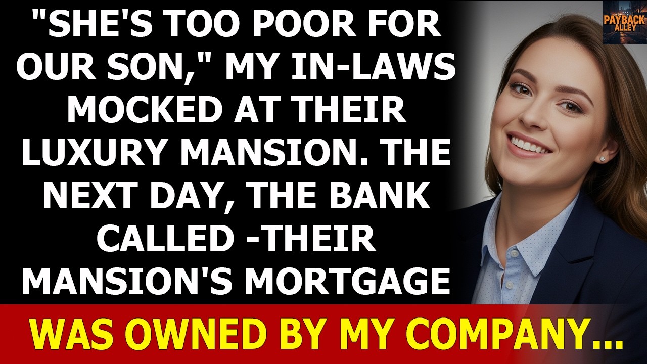 My In-Laws Called Me Poor At Their Mansion, Then The Bank Called