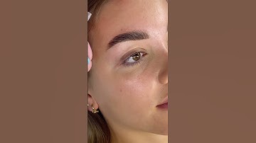 Brow lamination and a tint all the way 😍 #eyebrows #browartist #browlamination #browtint #brows