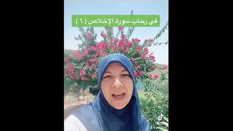 في رحاب سورة الإخلاص 6
