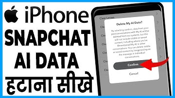 iphone me snapchat ka ai data kaise clear kare |  how to delete my ai on snapchat iphone