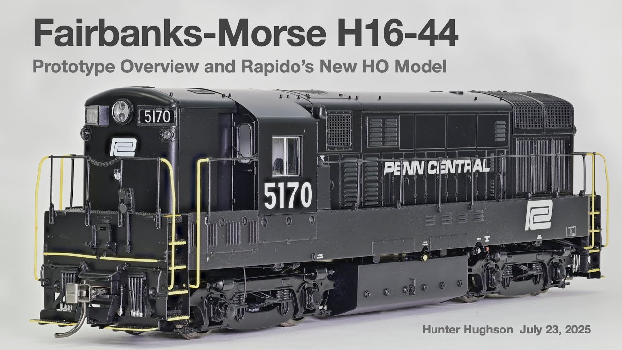 Hunter Hughson's Spotlight on the Rapido H16-44 - YouTube