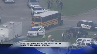 Student opens fire in Texas high school, killing up to 10