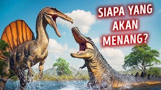 Siapa yang Akan Menguasai Air Ai Spinosaurus atau Purussaurus?