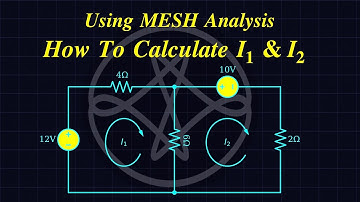 Mesh Analysis Made Easy | Step-by-Step Calculation of I₁ & I₂ Currents in Electric Circuits