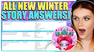 ALL* CORRECT HALO ANSWERS! WINTER 2022 FOUNTAIN STORY ANSWERS! (ROYALE HIGH  WINTER UPDATE) ❄️ 