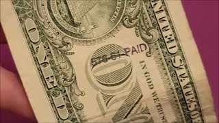 Stamped Bill and Nice Star Note Finds Searching for Error Banknotes