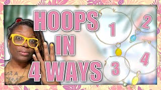 4 WAYS To Make Copper Wire Hoop Earrings | Easy Hoop Earrings | IM BACK!!!!