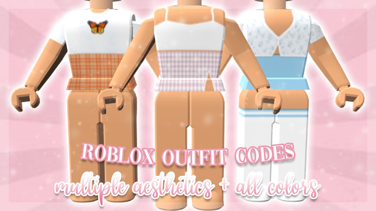 ROBLOX OUTFIT IDEAS + CODES!! - YouTube