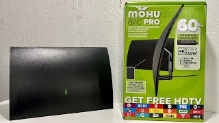 Mohu Arc Pro / Curve / Gateway Plus Amplified Indoor TV Antenna Setup and Review