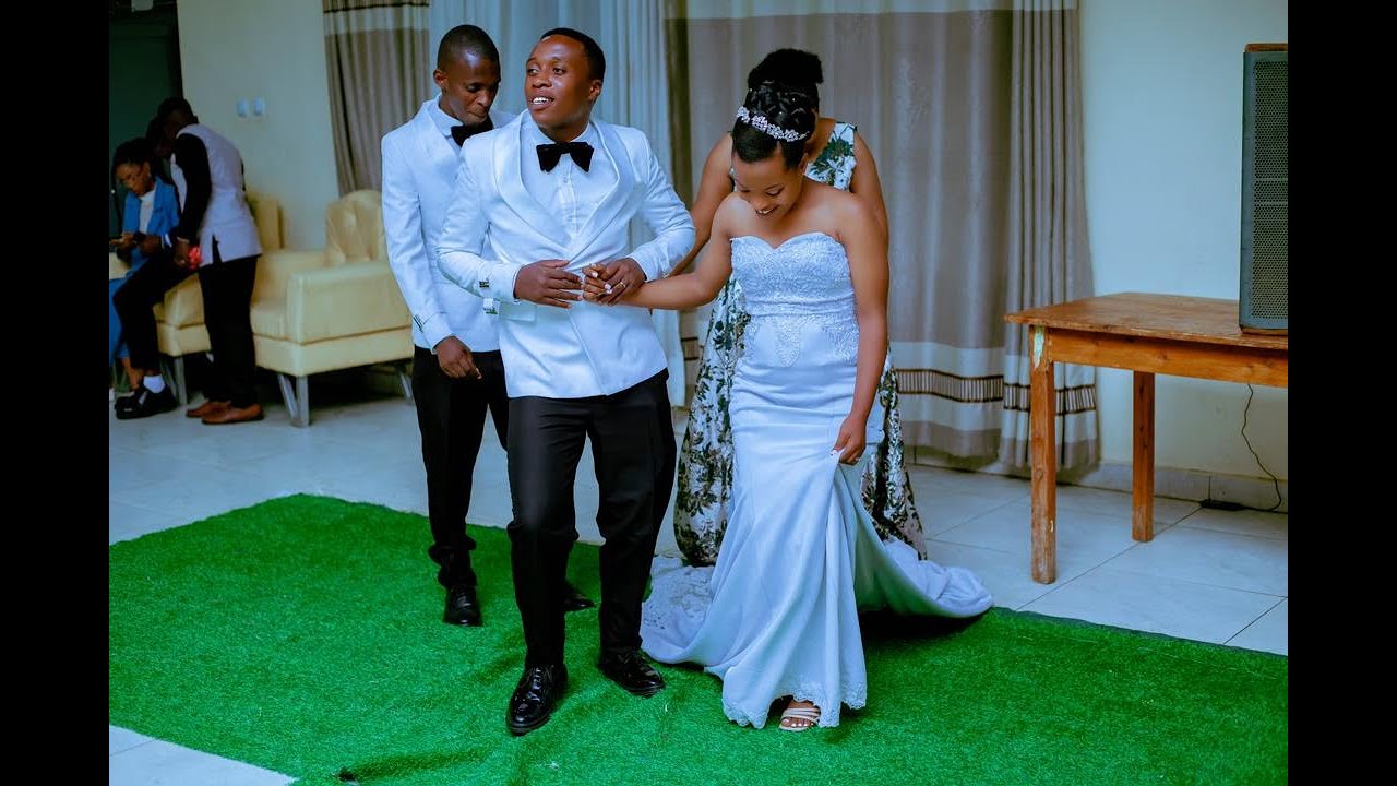 udushya  n'imbyino bidasanzwe byaranze ubukwe bwa Felix&Christine (reception)