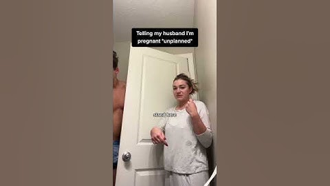 Telling my husband i'm pregnant 5 months postpartum #shorts