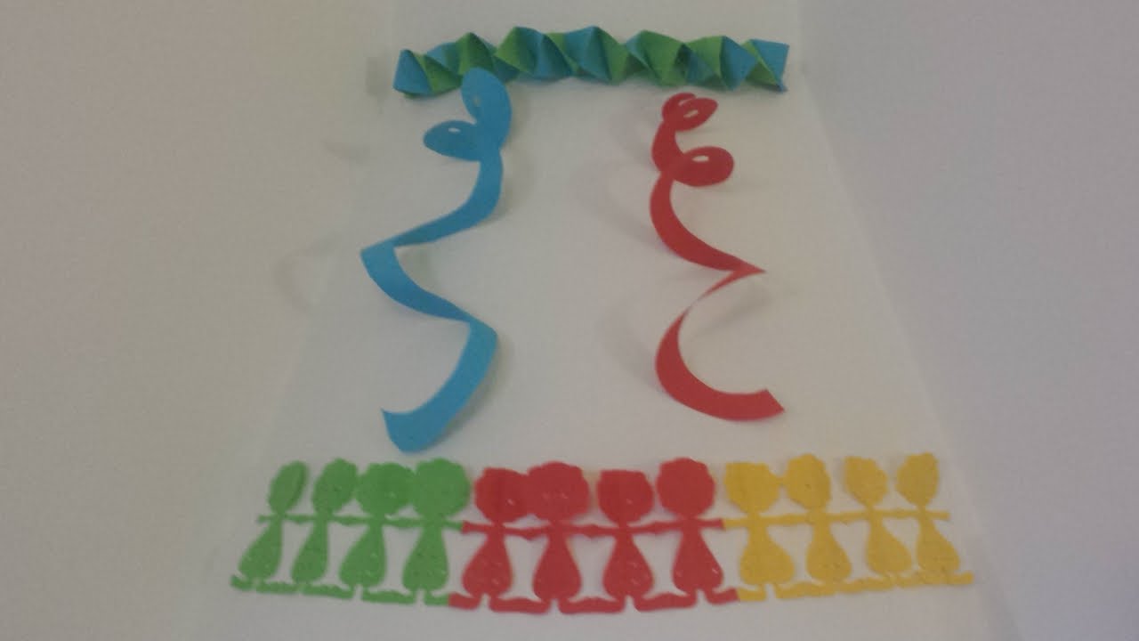Festoni di carnevale in cartoncino decorazioni tutorials mediatour ... Come creare festoni di carta