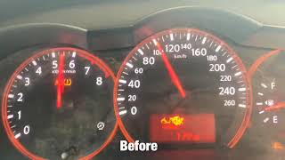 Acceleration before and after spark plugs replacing