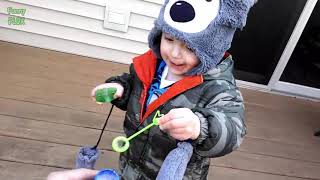 Cute Babies Blowing Bubbles Compilation / funnyplox #funnyplox