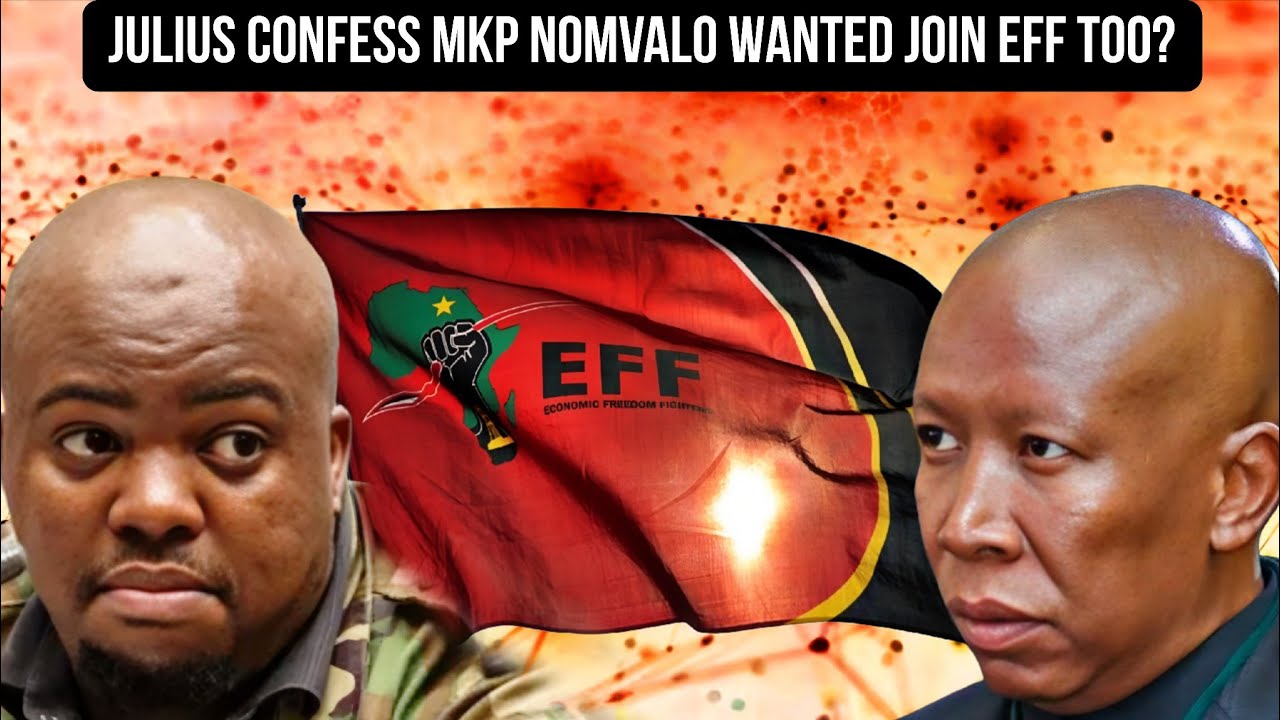 JULIUS MALEMA FINALLY CONFESS MKP NOMVALO WANTED TO JOIN EFF TOO?