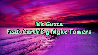 Myke Towers feat. Cardi B - Me Gusta (#Lyrics, #текст #песни, #караоке)