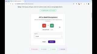 JFIF to WebP Dönüştürücü | JFIF Görüntüleri Modern WebP Formatına Ücretsiz Çevirin screenshot 3