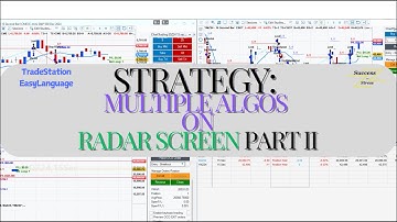 TradeStation: EasyLanguage: Strategy: RadarScreen Algos. Part II