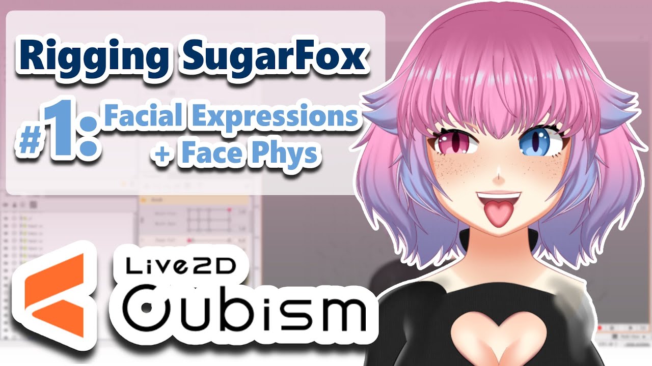 Live2d Rigging full process: Sugarfox (part 1) - YouTube