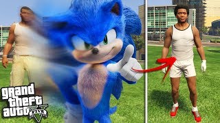 Sonic The Hedgehog Becomes Franklin Gta 5 Mods