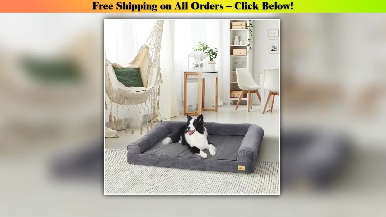 Dog Bed Extra Large Orthopedic Pet Mattress Couch Sleeping Bed Cushion with Removable Washable
