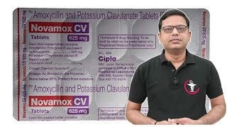 Novamox CV 625mg Tablet | Amoxycillin (500mg) + Clavulanic Acid (125mg) | Treatment of Infection screenshot 1