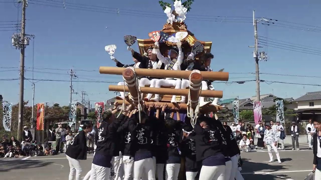 【HD高画質】菅生 だんじり 宮入 でんでん 南河内だんじり祭 菅生神社 令和6年 2024年‎10月‎13日
