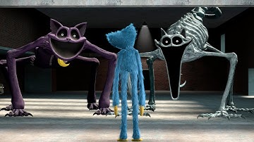 I BECAME HUGGY WUGGY VS CATNAP AND NIGHTMARE CATNAP (Garry