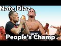 Nate Diaz being the People’s Champ for Nearly Two Minutes