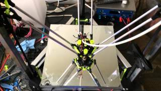 Home Brew Delta Robot Making It's First Movements