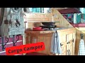 Tour this DIY custom cargo camper that LOOKS LIKE A LOG CABIN #shorts