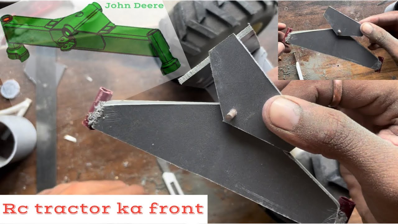 Rc tractor ka front hua ready || A.s.model maker 