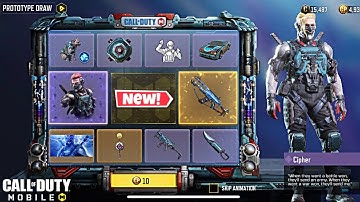 Prototype Draw Call Of Duty Mobile Legendary HBRa3 Rictus Arc | Epic Character Cipher | Lucky3 Spins