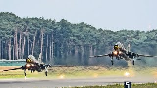 FULL POWER take-off Su22 Fitters Polish Air Force - Kleine Bogel