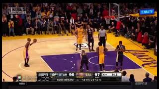 Kobe Bryant Moonwalk at the free throw line #kobebryant #shorts #nba