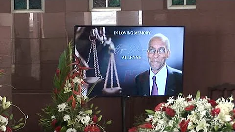 Former Parliamentarian Ezra Alleyne laid to rest