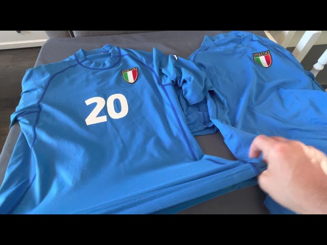 Italy Home Kappa Jersey/Kit - Euro 2000 vs World Cup 2002 - YouTube